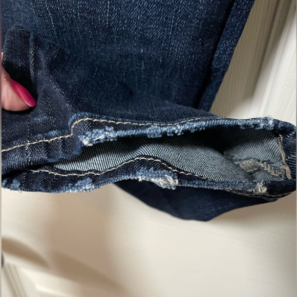 SILVER JEAN Sam Boyfriend Mid Rise Slim Leg Slightly Distressed W26/L27 - Picture 5 of 8